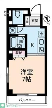 メゾンヌーヴェルの物件間取画像